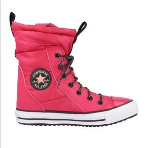 Converse Kids Pink Rain & Snow Boots